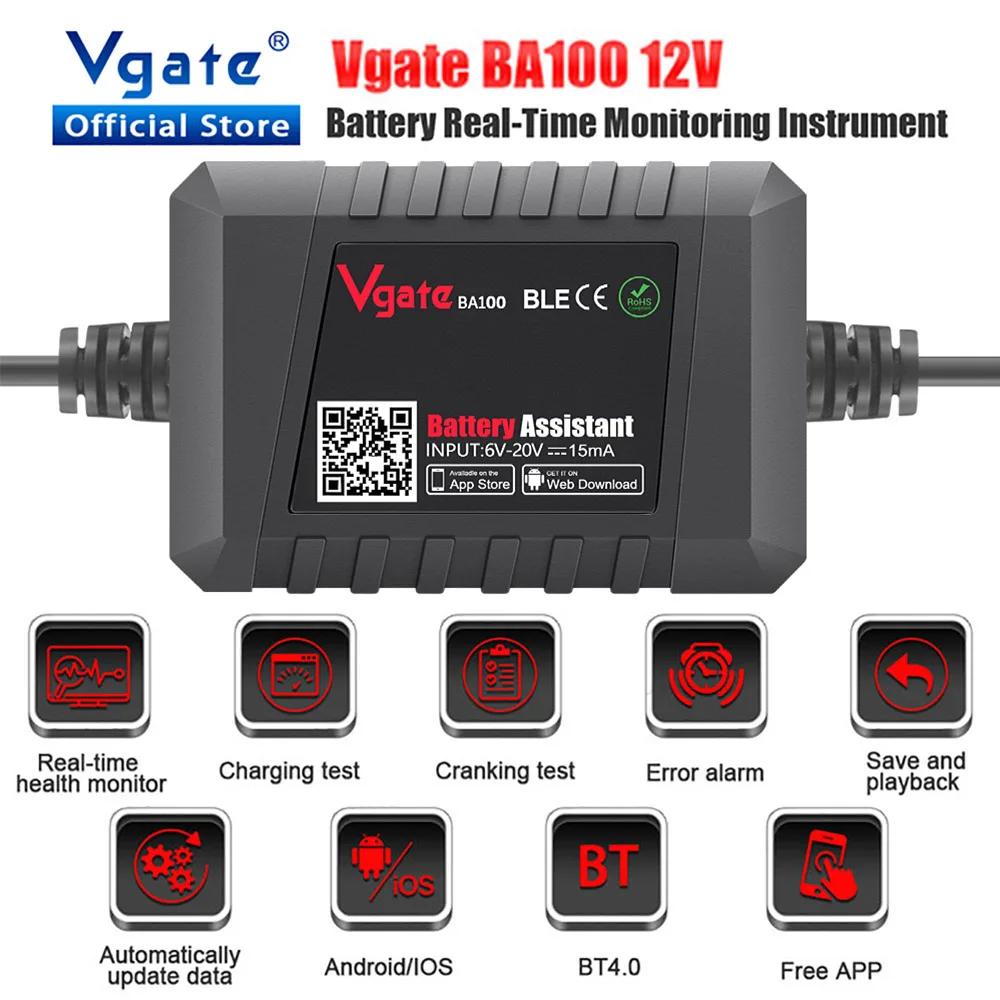 Vgate-BA100  4.0 ȵ̵/IOS 12V ڵ ڵ ͸ ׽ ͸ ý, ڵ м ׽